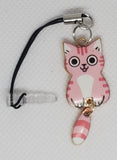 Phone Charms "Pink Cat Tail Dangle"