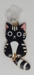 Phone Charms "Black Stripe Cat Tail Dangle"