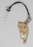 Phone Charms "Tan Tabby Cat Scruff"