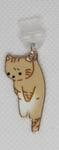 Phone Charms "Tan Tabby Cat Scruff"