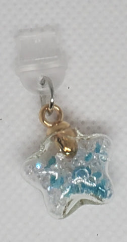 Phone Charms "Blue Dazzle Star"