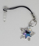 Phone Charms "Purple/Blue Diamond Star"