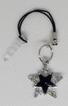 Phone Charms "Black Diamond Star"