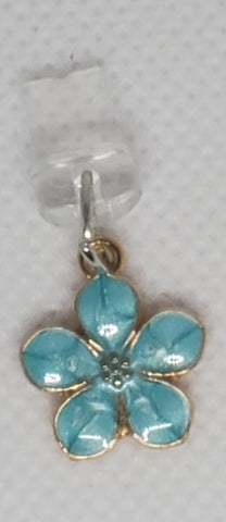 Phone Charms  "Blue Sakura Blossom"