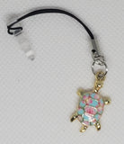 Phone Charms  "Pink and Blue Turtle"