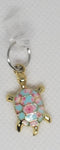 Phone Charms  "Pink and Blue Turtle"