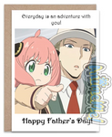 Greeting Card- Spy Family Point- Father's Day Card
