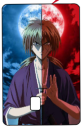 Rurouni Kenshin "Blue/Red Moon" Card Skin