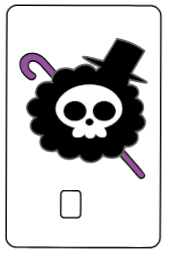 One Piece "Brook Jolly Roger" Card Skin