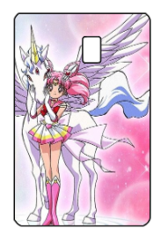 Sailor Moon "Chibi Moon and Pegasus" Card Skin