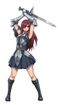 Fairy Tail "Erza Slash" Wall Decal