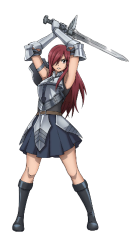 Fairy Tail "Erza Slash" Wall Decal