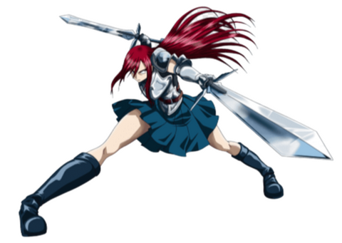 Fairy Tail "Erza Wide" Wall Decal