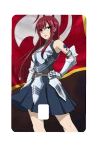 Fairy Tail "Erza Flag" Card Skin