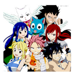 Fairy Tail "Square Group" Wall Decal