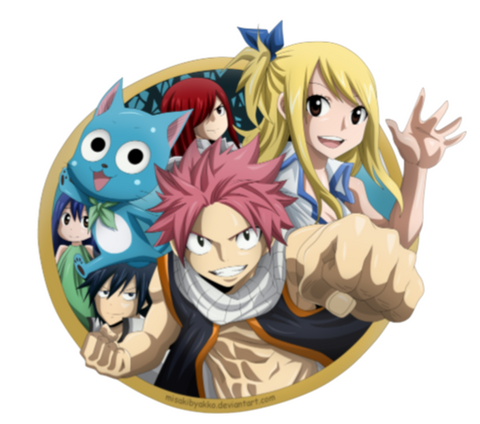 Fairy Tail "Circle Group" Wall Decal