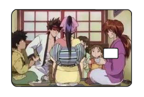 Rurouni Kenshin "Family Meal" Card Skin