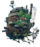 Studio Ghibli "Howl's Flying Castle" Wall Decal