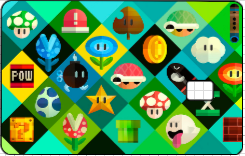 Mario "Items" Card Skin