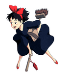 Studio Ghibli "Kiki on Delivery" Wall Decal