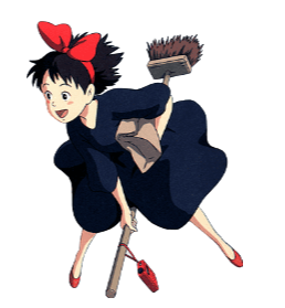 Studio Ghibli "Kiki on Delivery" Wall Decal