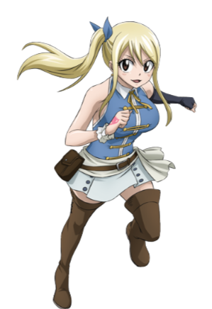 Fairy Tail "Lucy Run" Wall Decal