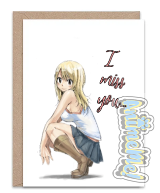 Greeting Card Lucy "I Miss You" Card