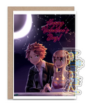 Greeting Card Natsu and Lucy Valentine's Day Card