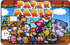 Mario "Paper Mario" Card Skin