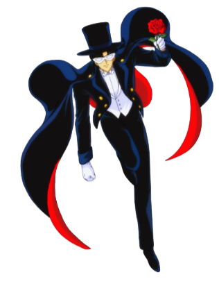 Sailor Moon "Running Tuxedo Mask" Wall Decal