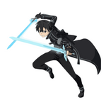 Sword Art Online "Kirito Dual Wield" Wall Decals