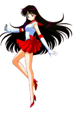 Sailor Moon "Sailor Mars Twirl" Wall Decal