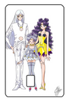 Sailor Moon "Sailor Cats Human Form" Card Skin