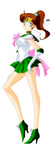 Sailor Moon "Sailor Jupiter Side Pose" Wall Decal