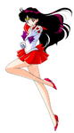 Sailor Moon "Sailor Mars Aim" Wall Decal