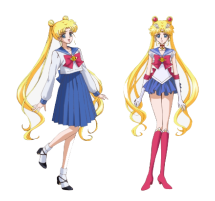 Sailor Moon "Sailor Moon Casual and Scout" Wall Decal