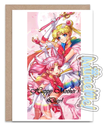 Greeting Card- Sailor Moon- Scouts Mother's Day Card