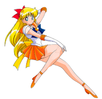 Sailor Moon "Sailor Venus Pose" Wall Decal