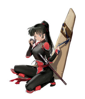 Inuyasha "Sango Kneel" Wall Decals