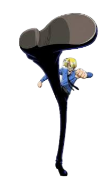 One Piece "Sanji Kick" Wall Decal