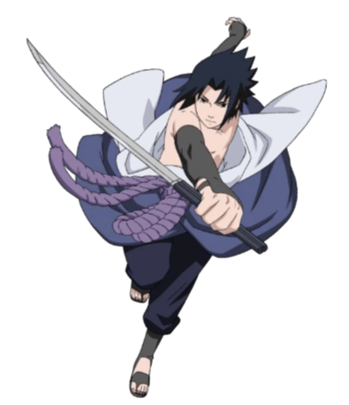 Naruto "Sasuke Attack" Wall Decal