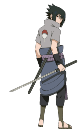 Naruto "Sasuke Back" Wall Decal