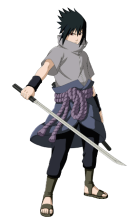 Naruto "Sasuke Sword" Wall Decal