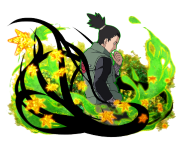 Naruto "Shikimaru Leaves" Wall Decal