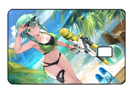 SAO "Sinon Water Sniper" Card Skin