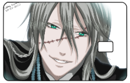 Black Butler "Smile" Card