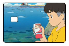 Studio Ghibli "Stuck in a Bottle" Card Skin