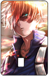 My Hero Academia "Todoroki Glare" Card Skin