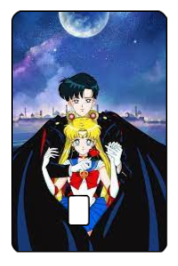 Sailor Moon "Tuxedo Mask and Sailor Moon" Card Skin