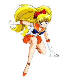 Sailor Moon "Venus Kneeling" Wall Decal